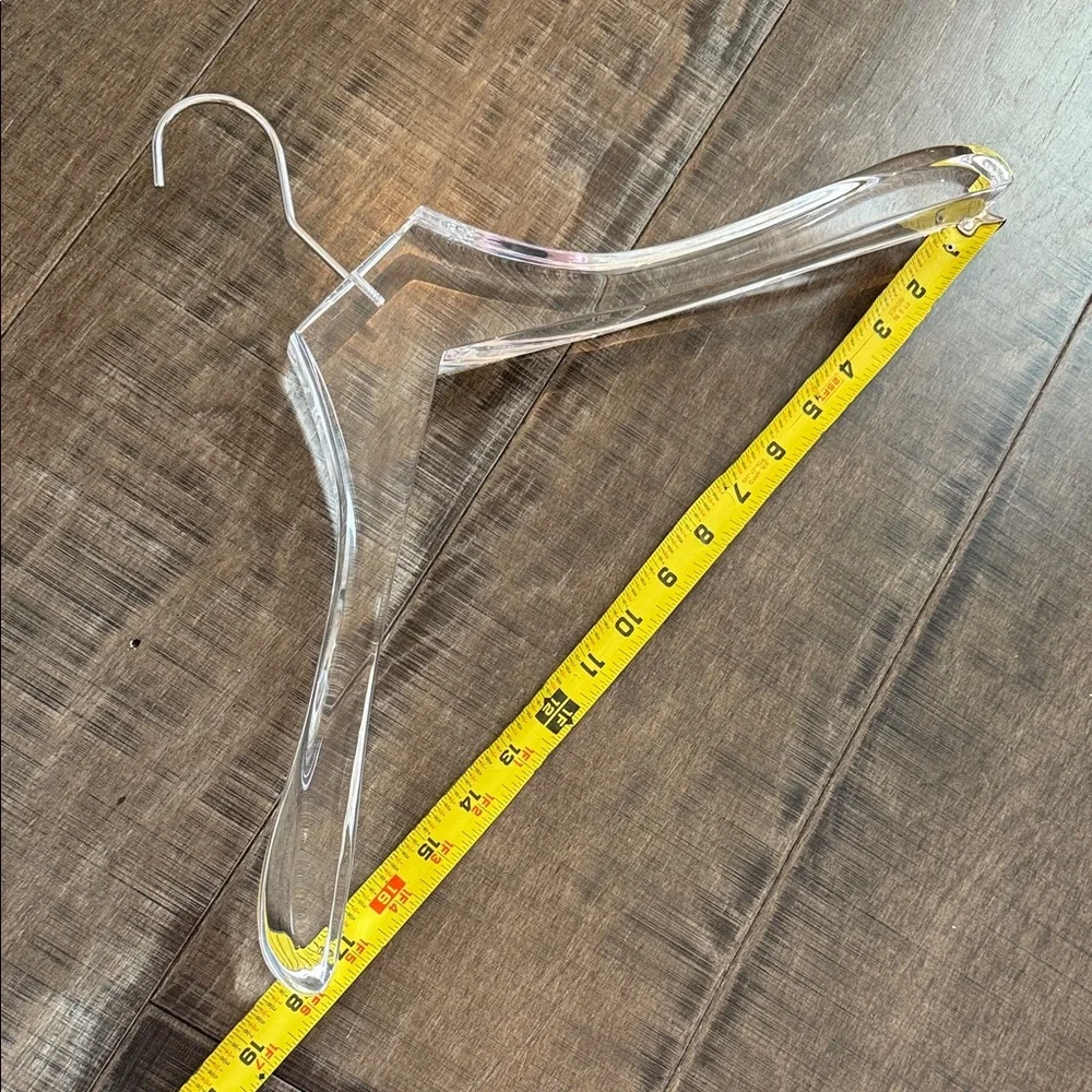 The container store Super acrylic coat hanger Clear Acrylic Hanger